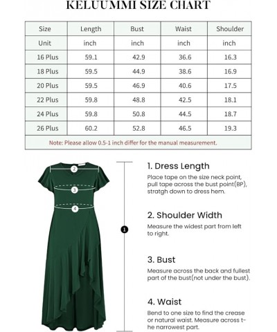 Plus Size Dresses for Women, Formal Evening Gown, Long Mermaid Style for Wedding Guest 05 - Green $26.09 Dresses