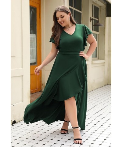 Plus Size Dresses for Women, Formal Evening Gown, Long Mermaid Style for Wedding Guest 05 - Green $26.09 Dresses