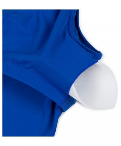 Women’s Longline Wirefree Padded Medium Support Sports Bra True Royal Blue $9.64 Lingerie