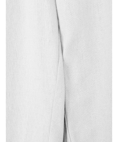 Womens Premium Soft Linen Shorts & Pants Relaxed Fit Comfort Wear Boho Beach Coverup Style Long Pants 3bh01_white $10.56 Swim...