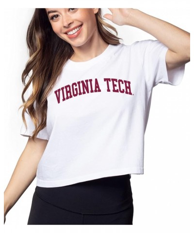 Women's Short 'N Sweet Tee Virginia Tech Hokies Small White $9.78 T-Shirts