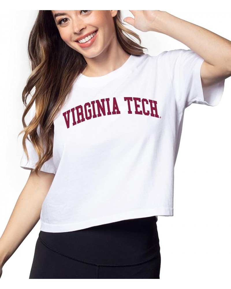 Women's Short 'N Sweet Tee Virginia Tech Hokies Small White $9.78 T-Shirts