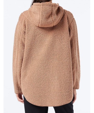 Women's Oversized Fleece Mushroom Brown $35.62 Jackets