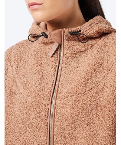 Women's Oversized Fleece Mushroom Brown $35.62 Jackets