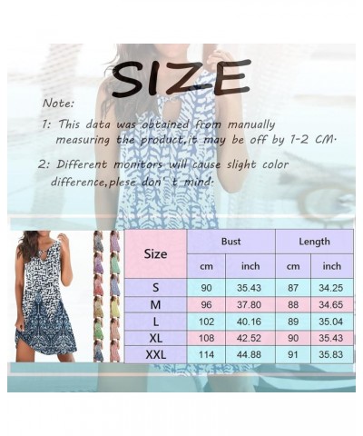 Summer Dresses for Women 2024 Casual Sleeveless Floral Boho Beach Dress Cover Ups Short Tank Swing Sun Dress F-orange $8.99 S...