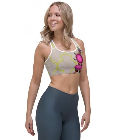 Racerback Sports Bra - Sports Bra for Women High Impact Workouts Low Impact Exercise Womens Sports Bra for Running Yellow $22...