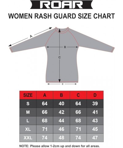 Roar Women MMA Rash Guard BJJ Grappling Training Rash Guard Long Sleeve No-Gi MMA Fight Gear Shirt Standard Simple-pink $8.40...