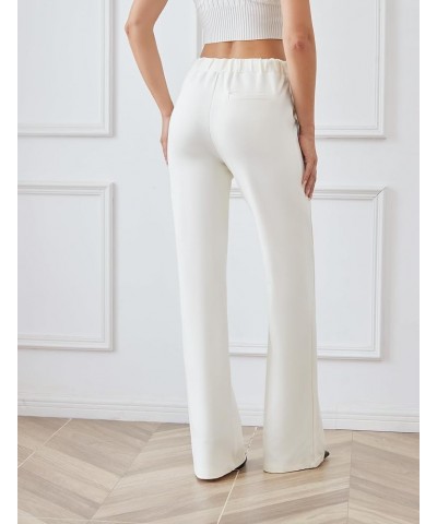 S-XXL 29''31''33''35'' Inseam Womens Bootcut Stretchy Dress Pants Regular White $14.74 Pants