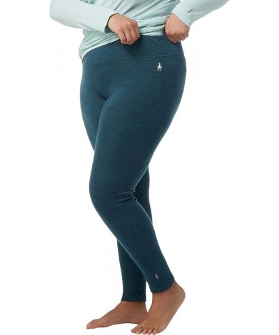 Women's Plus Size Classic Thermal Merino Wool Base Layer — Mid Rise Bottom (Slim Fit) Twilight Blue Heather $33.98 Activewear