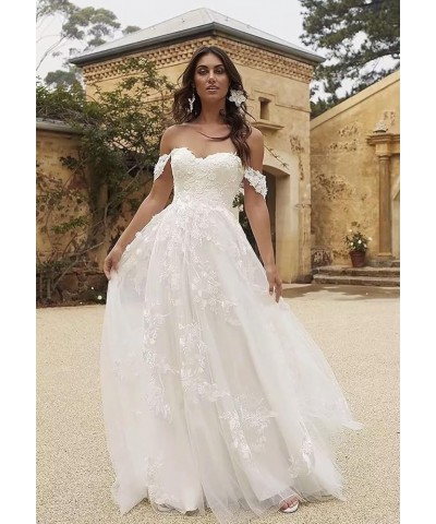 Women's Mermaid Wedding Dresses for Bride Sexy Tiered Ruffle Open Lace Appliques Bridal Gowns Style G-ivory $49.35 Dresses