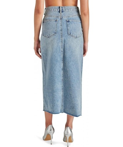 Women's Avani Denim Skirt Light Blue $48.88 Skirts