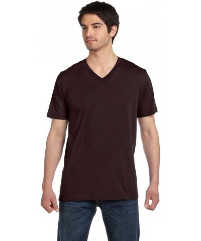 Bella USA Made Jersey V-Neck T-Shirt Brown $7.73 T-Shirts