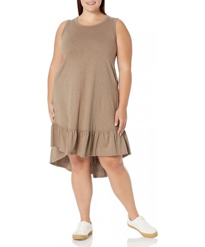 Women's Plus Size Dress Evie Ruff PLN Mocca $11.29 Others