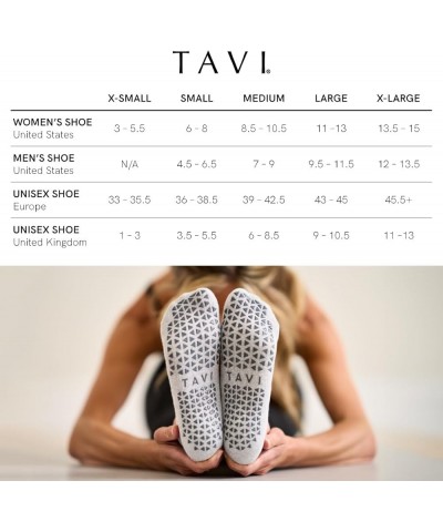 TAVI Women’s Maddie Grip Socks - Non-Slip Pilates Socks with Grips for Women, Yoga Socks, Barre Socks Follow Your Heart $9.43...