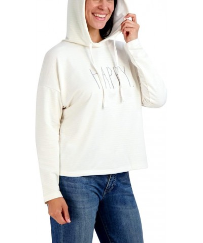 Sweaters for Women, Long Sleeve Pullover Drop Shoulder Fashion Hoodies for Women, Womens Tops Yellow "Happy $18.50 Hoodies & ...