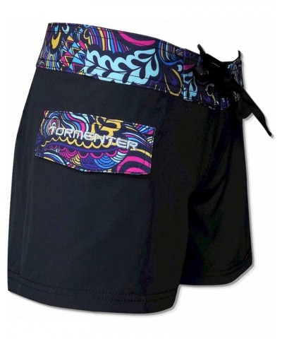 Women's 8 Way Stretch Boardshorts 3 ½" Inseam Black Reef $18.54 Swimsuits