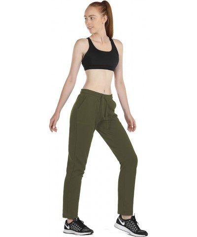 Sweatpants for Women - Active Joggers Athletic Yoga Lounge Pants with Pockets Army $14.70 Activewear