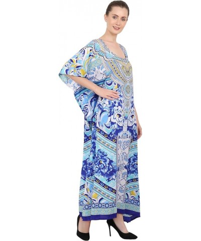 Women Kaftans Dresses, S-3XL, Regular to Plus Size Caftans 133-blue $10.00 Swimsuits