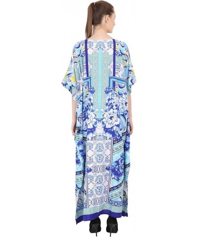 Women Kaftans Dresses, S-3XL, Regular to Plus Size Caftans 133-blue $10.00 Swimsuits