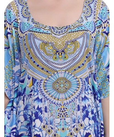 Women Kaftans Dresses, S-3XL, Regular to Plus Size Caftans 133-blue $10.00 Swimsuits