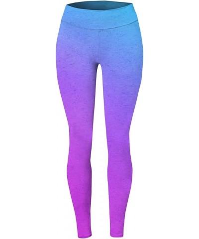 Flare Leggings for Women Leggings Printed Casual Long All- Boot Pants Slim Pants Flare Leggings H-purple $4.96 Leggings