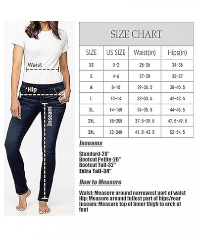 Holy Grail Tummy Control Bootcut Jeans, Stretchy Stadeke Tummy Control Jeans, Classic Waisted Flare Jeans Light Blue Lengthen...