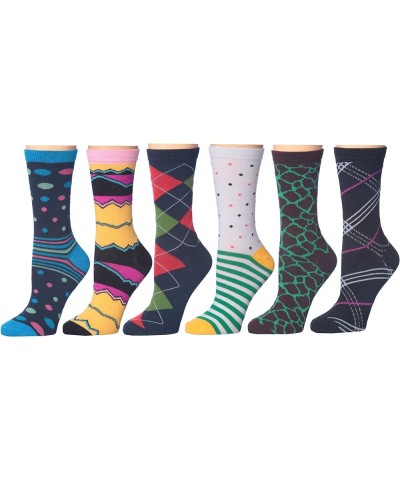 12/24/48 Pairs Pack Women's Colorful Patterned Cute Funny Casual Fashion Crew Socks Polka Stripe $16.51 Socks