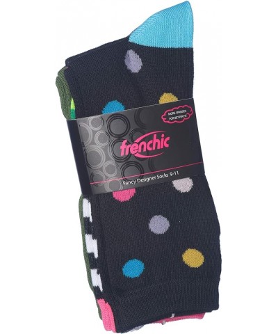 12/24/48 Pairs Pack Women's Colorful Patterned Cute Funny Casual Fashion Crew Socks Polka Stripe $16.51 Socks