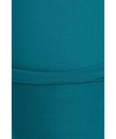 Women's High Waist Leggings Soft 1” Waistband Solid Leggings Pants - Regular, Plus, 1X3X, 3X5X Full Length Teal $10.61 Leggings