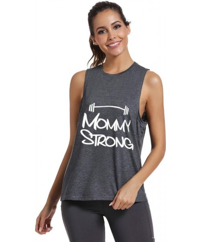 Tank Tops for Women-Womens Funny Saying Fitness Workout Racerback Tank Tops Sleeveless Shirts H1194grey-muscle Tank $12.87 Ac...